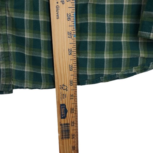 Columbia Sportswear Button Down Hemd Herren XXL Langarm grün kariert Freizeit - Bild 5 von 7