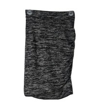 Aritzia Wilfred Free Tyra Wrap Jersey Ruched Skirt XS Heathered Speckled Gray