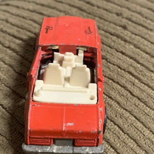 1984 Road Champs Buick Riviera Red Convertible Vintage Toy Die-Cast 1:64 Car - Picture 5 of 10