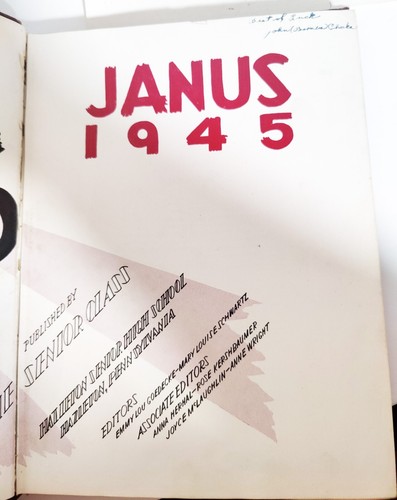 Hazleton Senior High School Yearbook Janus 1945 Pennsylvania Hardcover WWII VTG - Picture 14 of 15