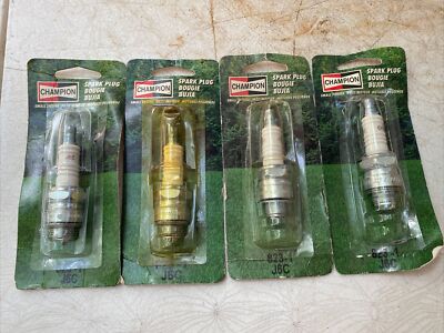 (Pack of 4) Champion J6C Small Engine Spark Plug #823-1 - New Old Stock