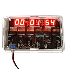 Digital Clock Circuit DIY Kit Electronic Clock Teaching soldering Practice Kit