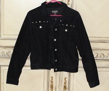 Ralph Lauren Black Cotton Corduroy Blazer Jacket M L POLO