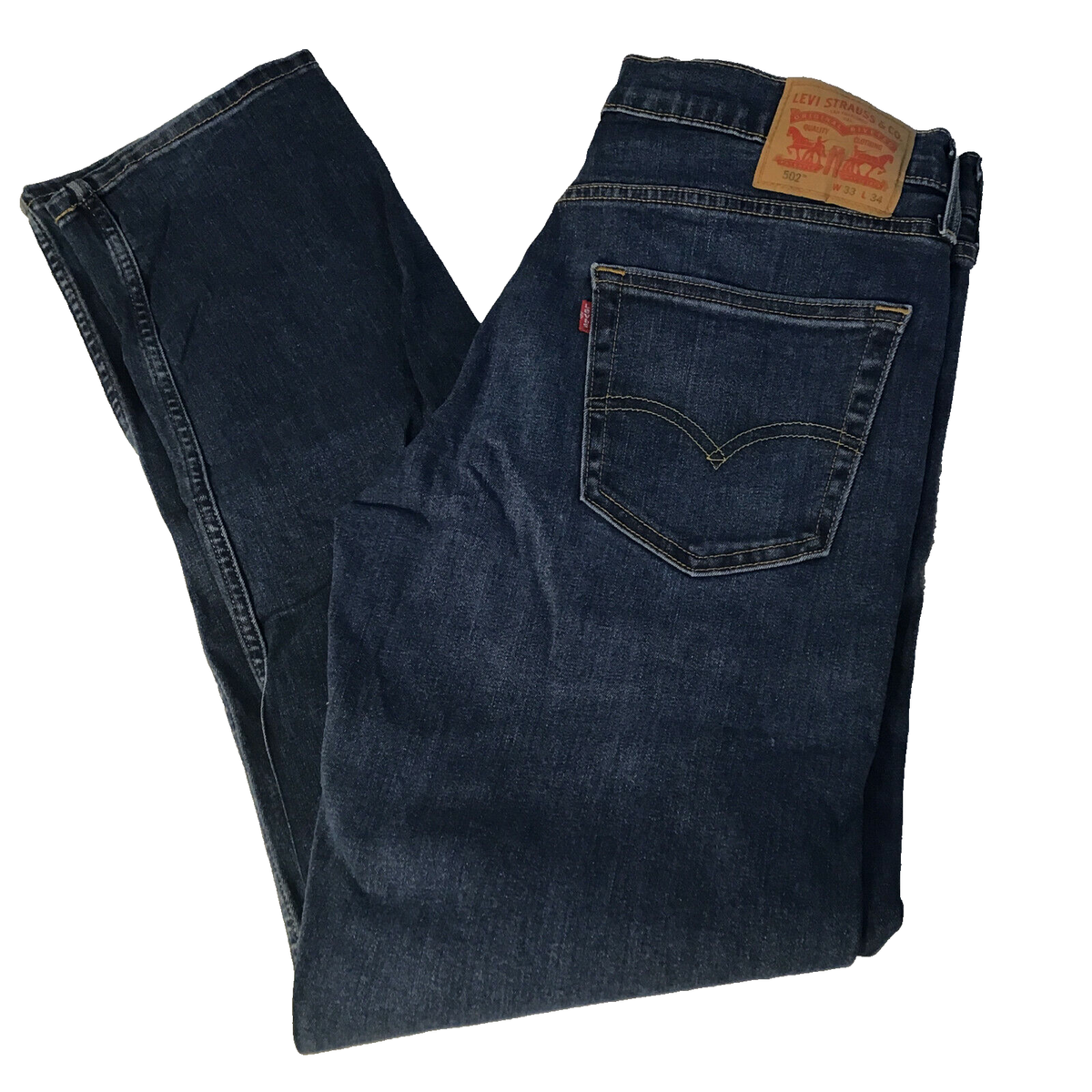 Men's Levis 502 Jeans 33 x 34- Taper Fit - Blue - (CA00342 Men's Levis 502 Jeans 33 x 34- Taper Fit - Blue - (CA00342
