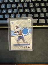 2017 Tennessee Titans Tajae Sharpe Absolute Football CATCHING FIRE /175 SP