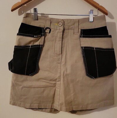 FLX & Move Bisley Workwear Beige Skort Size 8 NWT