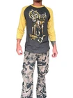 Opeth Ghost Reveries Metal Rock Band Tour Raglan Mens T-Shirt Jersey 3/4 Sleeve