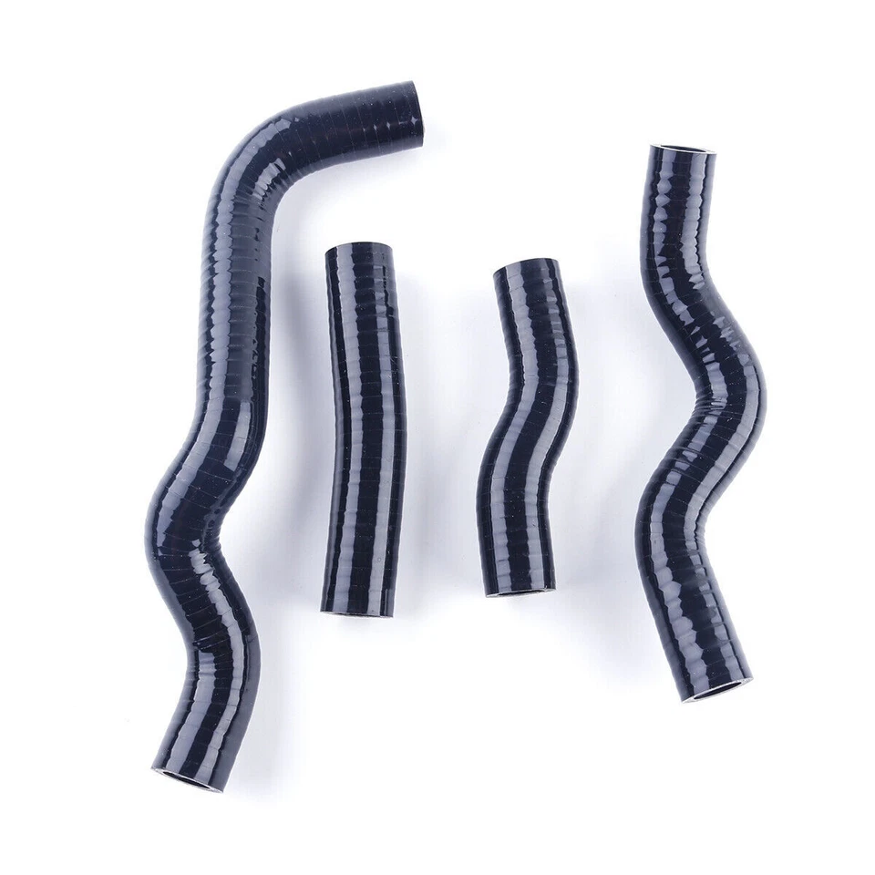 Mangueira de radiador de silicone preta para 2008-2015 Kawasaki KLX250S KLX250 - Imagem 2 de 4