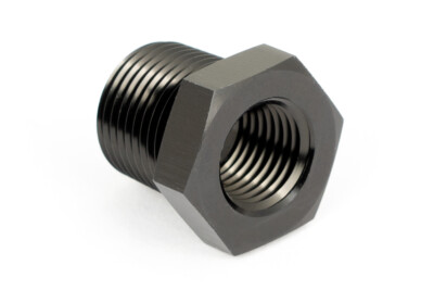 Reduzieradapter 3/8'' NPT zu 1/4'' NPT Einschrauber Schwarz eloxiert