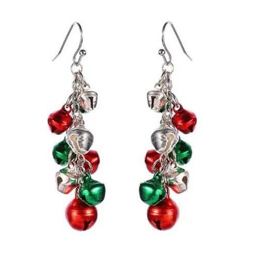 Festival Natale Orecchini pendenti Fascino Gioielli da donna Jingle Bells