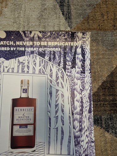 Hennessy Master Blenders No 4 Limited Edition Poster Bar Man Cave Decoration - Picture 3 of 7