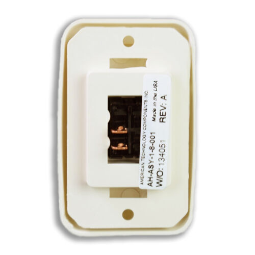 Single 1 Gang On-Off 12 volt Almond Light Switch - RV Camper Trailer Marine Boat - Picture 3 of 3