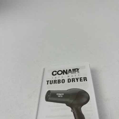 Conair Salon Professional Hair Dryer - Blue/Black - 1875 Watt Turbo - Picture 2 of 7