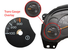 Transmission Temperature Gauge Overlay Face For Tahoe Silverado Sierra 1500