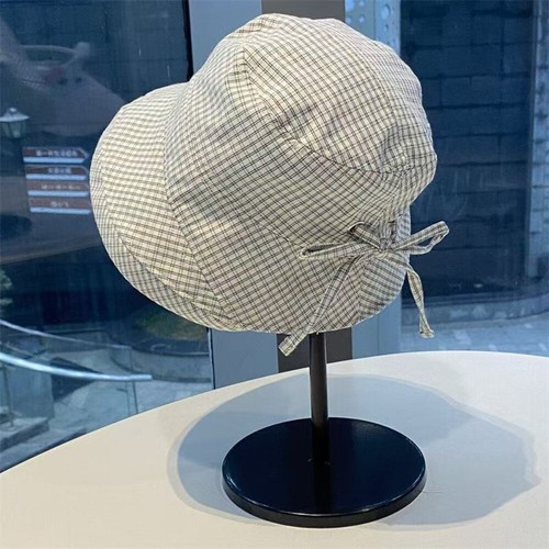 Korean Style Wide Brim Bucket Hats Foldable Basin Caps Sun Protection - Picture 5 of 16