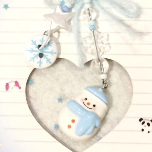 Snowman Snowflake Phone Lanyard Christmas Theme Strap Unisex Backpack Accessory - 第 3/8 張圖片