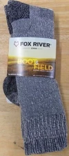 Fox River 7014 Extra Heavyweight Boot Socks, Mid-Calf Merino Wool Sock, 1 Pair L