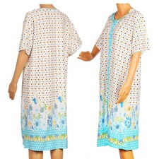 Casual Nights Women's Cotton Short Sleeve Nightgown Sleep House Dress Gown New