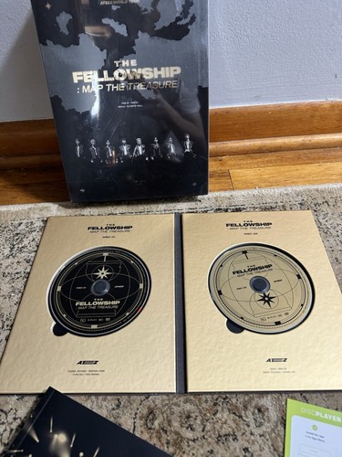 ATEEZ World Tour The Fellowship : MAP The Treasure Seoul DVD RARE - Picture 15 of 24