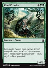 Cowl Prowler Light Play, English Magic the Gathering MTG Battlebond