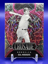 2023 Panini Chronicles Crusade GIL HODGES Brooklyn Pink Velocity Prizm /17