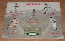 Boston Baseball Spectrum Diamond Club 93 very big oversized card