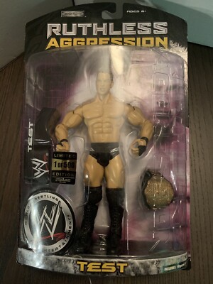 WWE Jakks Ruthless Aggression TEST series 25 MOC. 1 Of 500