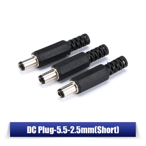 DC Power Jack Plug Panel Socket Male Female Connector Adapter 1.3/2.1/2.5x5.5 mm - Picture 13 of 29