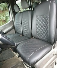 Sitzbezüge nach Maß Kunstleder K1 Rautenmuster passend für VW Caravelle T5