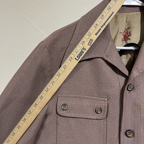 Vtg 60s 70s Men’s Suit 2 Piece Wide Leg Style Suite 34x30 40R Retro Funky disco - Picture 9 of 22