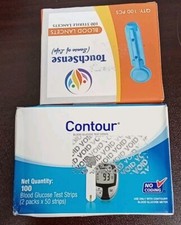 Bayer Contour 100 Strisce Reattive + 100 Lancette Sangue Strisce Reattive Glicemia 