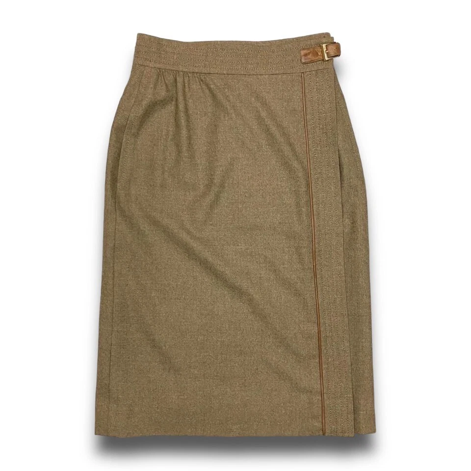 Jupe enveloppante vintage années 70 80 Gucci 100% laine femme 46 27 28