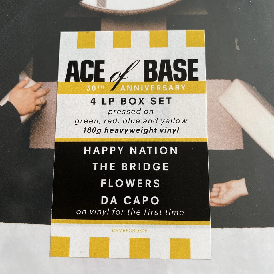 ACE OF BASE All That She Wants 4LP box set 180g COLORED vinyl LTD ED SEALED NEW - Image 2 of 4