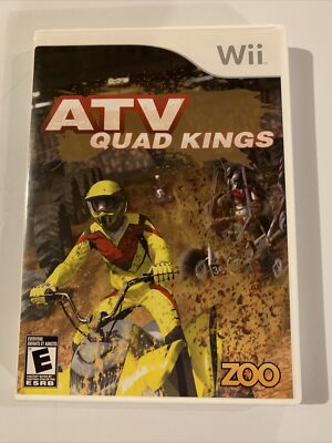 ATV: Quad Kings Nintendo Wii WITH CASE & INSTRUCTION MANUAL CIB COMPLETE TESTED