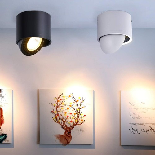Dimmable surface mounted COB LED Ceiling Down Spot Light Adjustable + Driver - Picture 8 of 12