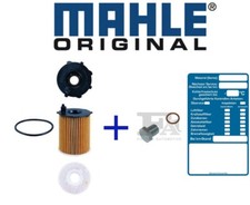 MAHLE Ölfilter + Ölablassschraube für FIAT 500 C 500L PANDA PUNTO