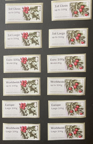NCR - WINTER GREENERY - R21YAL - FULL SET OF COLLECTOR VALUES - SINGLE STAMPS - Picture 3 of 5