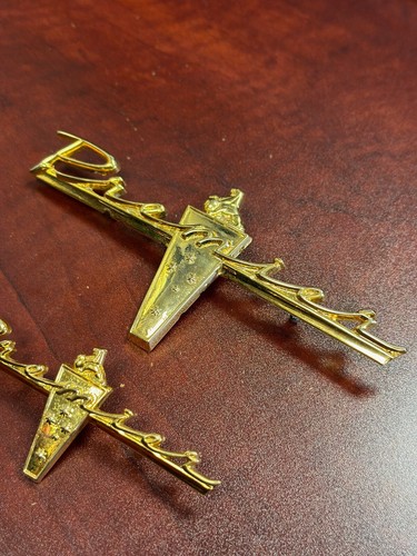 HOLDEN EH EJ PREMIER BADGES **24K GOLD PLATED** **GENUINE** - Picture 3 of 9