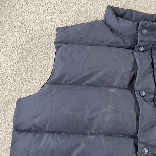 VTG Cabela's Puffer Vest Mens XLT Premier Northern Goose Down Navy Gorpcore * - Picture 2 of 14