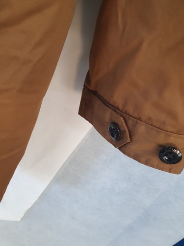 gstar raw mens brown hooded strett parka quilted jacket coat size L pockets - Picture 20 of 24