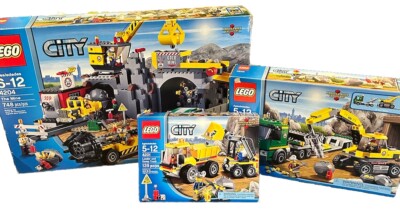 LEGO CITY (FULL SET) The Mine (4204)(4203)(4202) & (4200) COMPLETE SETS