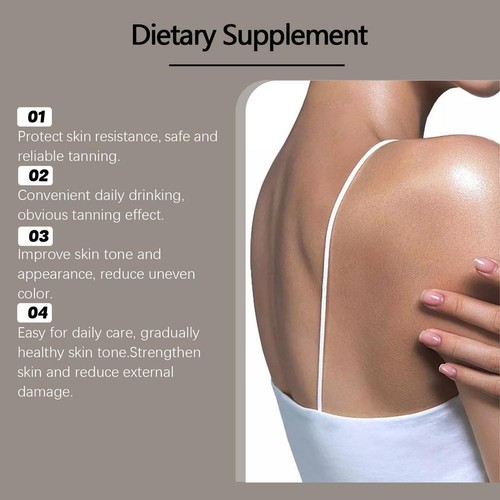 Sunless Tanning Pills Accelerator Healthy Natural -Safe Tan Tablets HOT - Picture 5 of 12