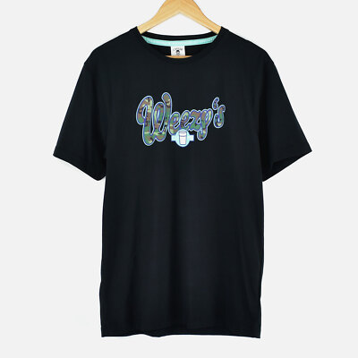 Weezy's Cups Script Logo Camo Mint Skate Streetwear Cayler & Sons Tee Shirt - L