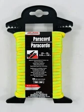 Tool Bench Hardware PARACORD NEON YELLOW/GREEN 1/8in x 25 ft