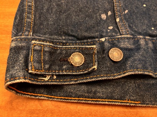VTG Levi’s Denim Vest JACKET Lrg Or 44. 71505-00216 Made USA Trucker Distressed - Picture 12 of 18