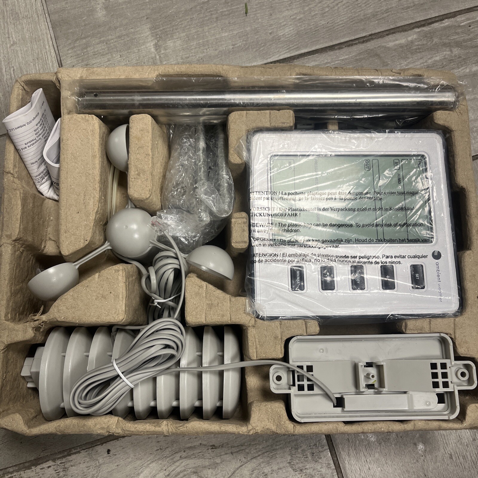 Ambient Weather WS1070 Wireless Home Weather Station eBay