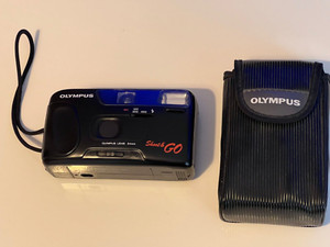 Olympus Shoot & Go 35mm Compact Film Camera with Original Case