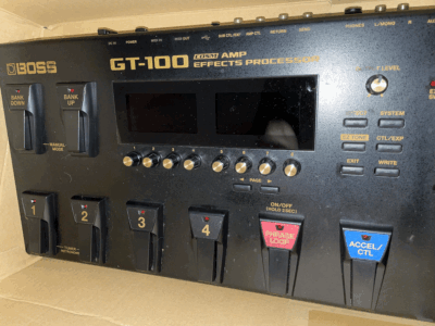ギター BOSS GT-100 Boss - GT-100 COSM Amp Effects Processor - Nantel Musique