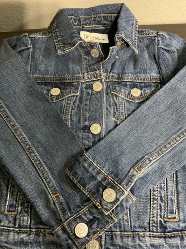 NEW Baby Gap Disney Jean Jacket Minnie Mouse Toddler Girl Denim Limtd Edition 2T - Picture 6 of 9