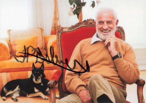 Jean Paul Belmondo UH original firmado firmado firmado tarjeta de autógrafo AK 5832 E
